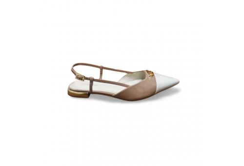Slingback verniz pu panna mousse - 80240025