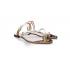 Chinelo de dedo Saara/Laminatti Mousse/Ouro - 53129400
