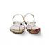 Chinelo de dedo Saara/Laminatti Mousse/Ouro - 53129400