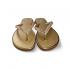 Chinelo sola micro pvc sintético cabedal Bronze - CH-2300