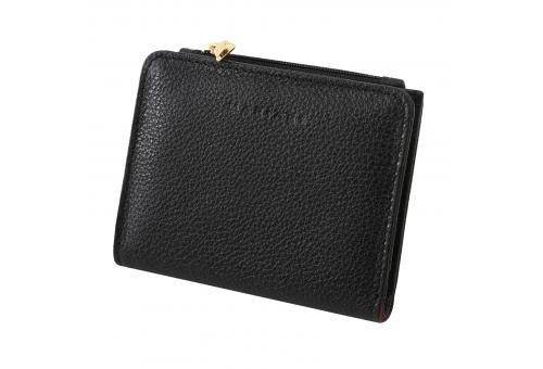 Carteira Couro Preta 645