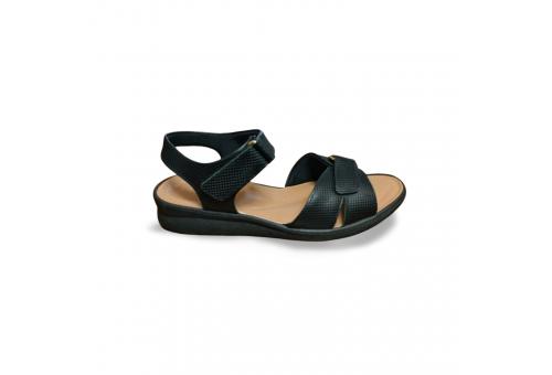 Sandalia em Couro Preto - MA03005001