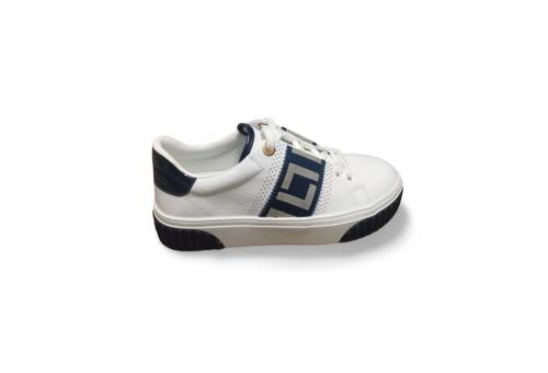 Tenis saara verona gorgorão bianco netuno panna - 80140032